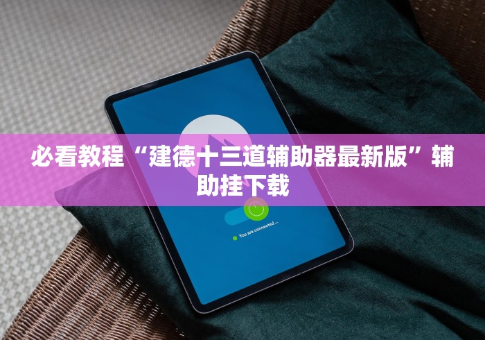 必看教程“建德十三道辅助器最新版”辅助挂下载
