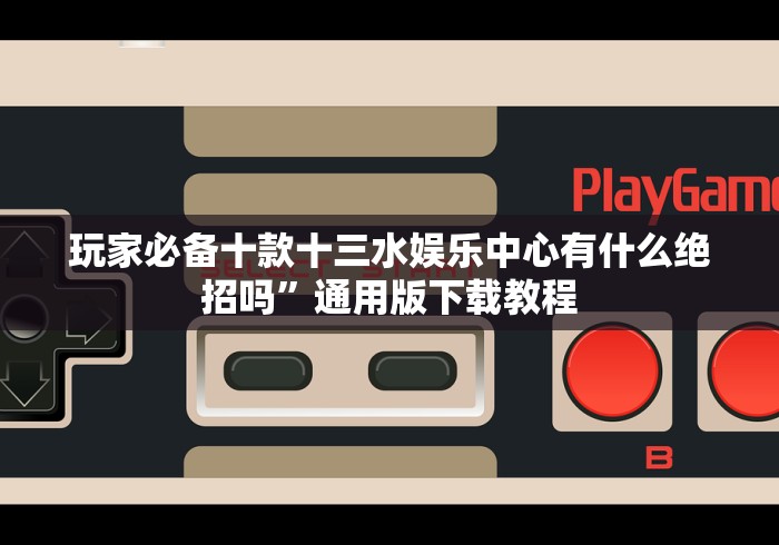 玩家必备十款十三水娱乐中心有什么绝招吗”通用版下载教程