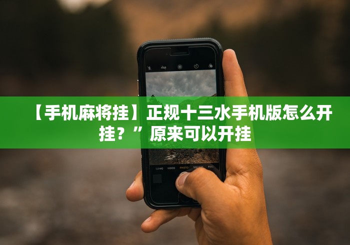 【手机麻将挂】正规十三水手机版怎么开挂?”原来可以开挂 【手机麻将挂】正规十三水手机版怎么开挂?”原来可以开挂