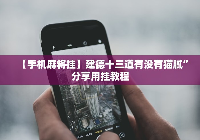【手机麻将挂】建德十三道有没有猫腻”分享用挂教程