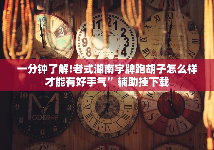 一分钟了解!老式湖南字牌跑胡子怎么样才能有好手气”辅助挂下载 一分钟了解!老式湖南字牌跑胡子怎么样才能有好手气”辅助挂下载