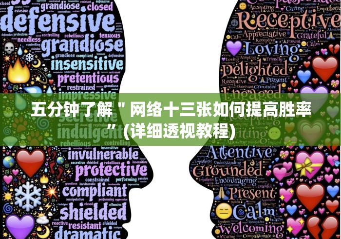 五分钟了解＂网络十三张如何提高胜率”(详细透视教程)
