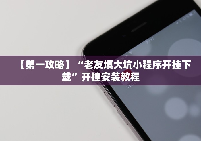 【第一攻略】“老友填大坑小程序开挂下载”开挂安装教程