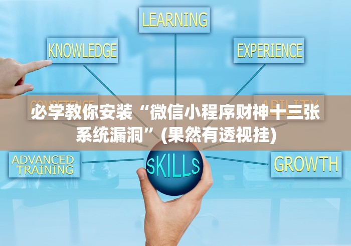 必学教你安装“微信小程序财神十三张系统漏洞”(果然有透视挂)