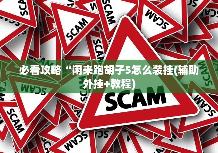 必看攻略“闲来跑胡子5怎么装挂(辅助外挂+教程)