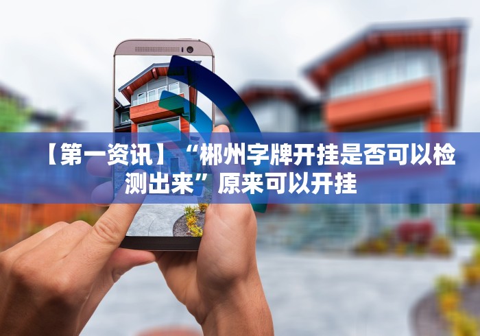 【第一资讯】“郴州字牌开挂是否可以检测出来”原来可以开挂