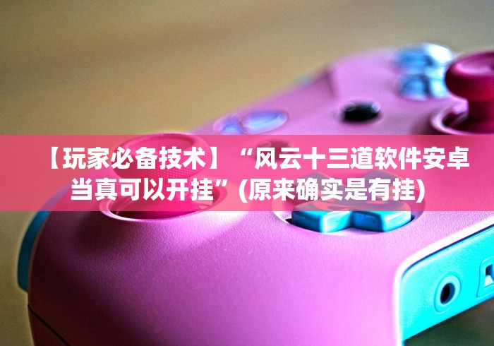 【玩家必备技术】“风云十三道软件安卓当真可以开挂”(原来确实是有挂)